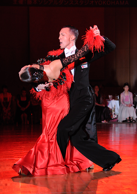 Victor Fung and Anastasia Muravyeva,the world's second ranked ballroom dancers,at our 7th Anniversary Party